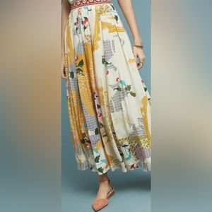 Anthropologie Bhanuni by Jyoti maxi skirt
